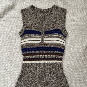 Vintage Knit Midi Dress